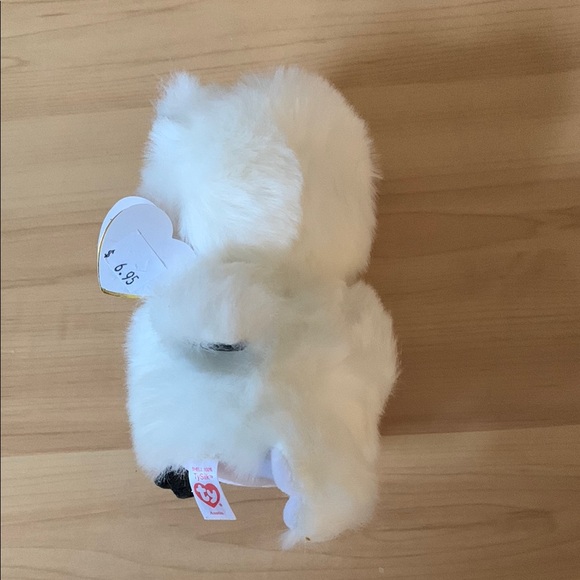 Ty White and Gray Plush Owl Austin Toy - Picture 5 of 5